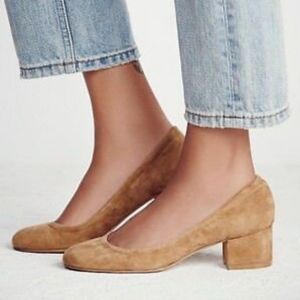 Jeffrey Campbell Taupe Suede Pumps